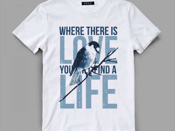 Bird 2 love Vector t-shirt design Bird 2 love Vector t-shirt design