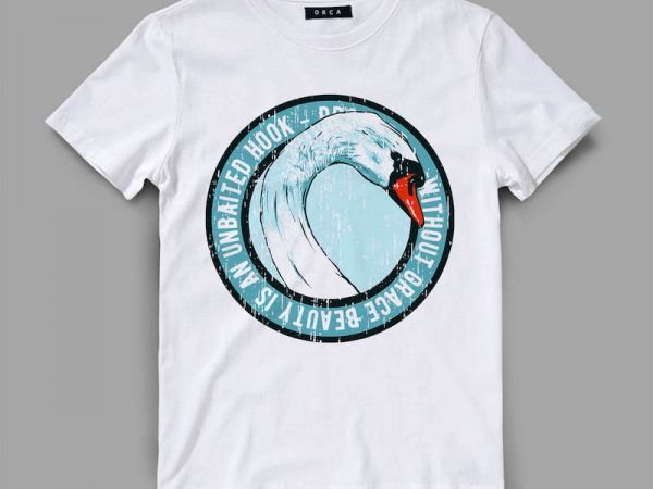 swan 2 grace Vector t-shirt design swan 2 grace Vector t-shirt design
