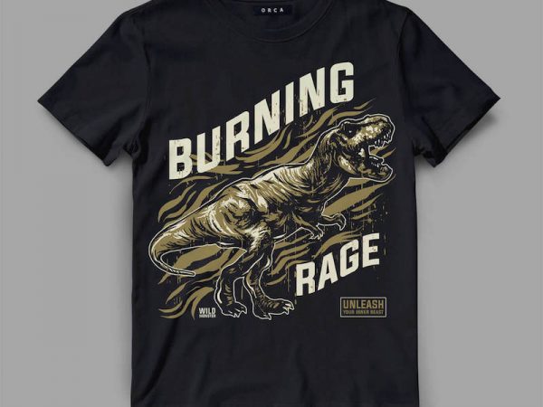 trex rage Vector t-shirt design trex rage Vector t-shirt design