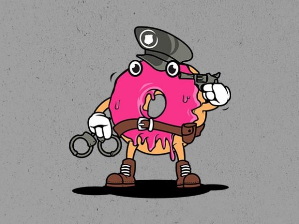 police donut buy t shirt design police donut buy t shirt design