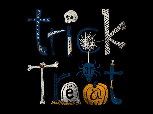 Trick or Treat t shirt designs for sale Trick or Treat t shirt designs for sale
