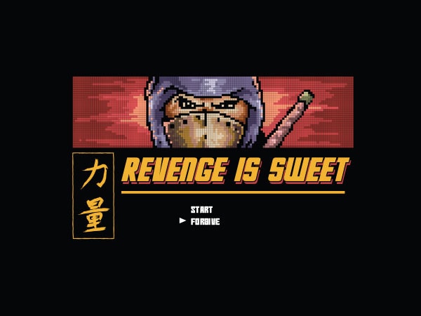 Revenge Is Sweet Vector t-shirt design Revenge Is Sweet Vector t-shirt design