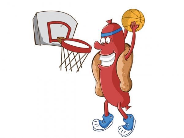 Basketball hot dog t shirt template Basketball hot dog t shirt template