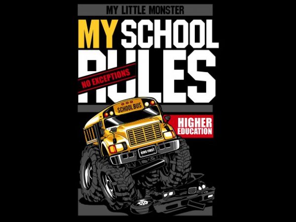 Monster Bus t shirt designs for sale Monster Bus t shirt designs for sale
