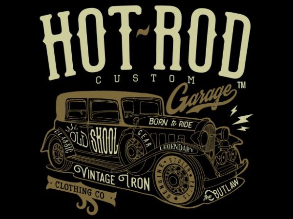 Hot rod garage graphic t shirt Hot rod garage graphic t shirt