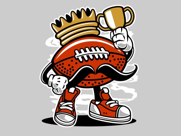 Football King Graphic t-shirt design buy t shirt design Football King Graphic t-shirt design buy t shirt design