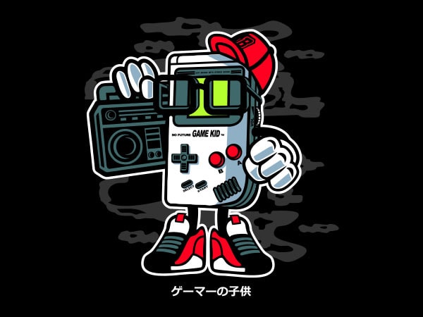Game Kid Vector t-shirt design buy t shirt design Game Kid Vector t-shirt design buy t shirt design