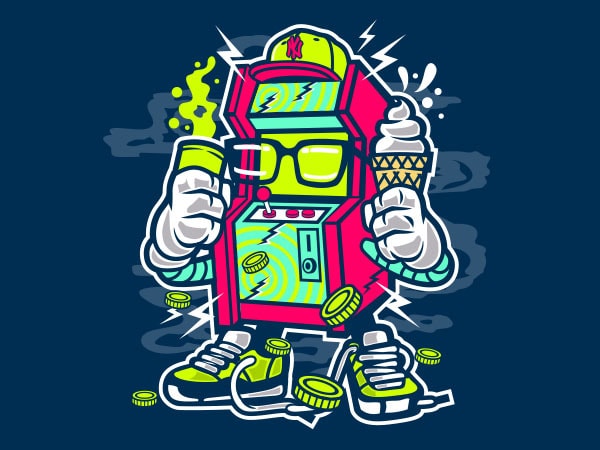 Game Machine Vector t-shirt design buy t shirt design Game Machine Vector t-shirt design buy t shirt design