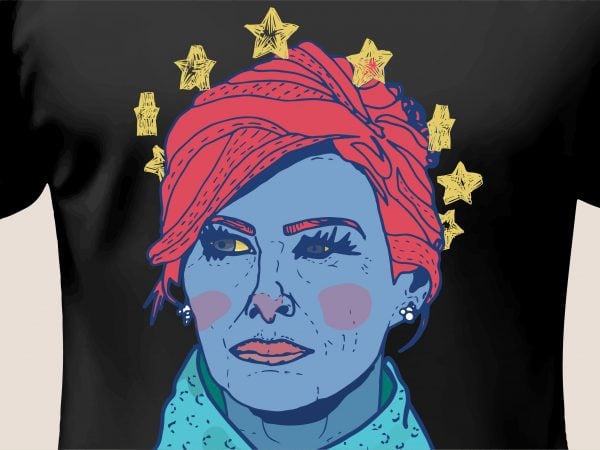 Melania vector t-shirt design Melania vector t-shirt design