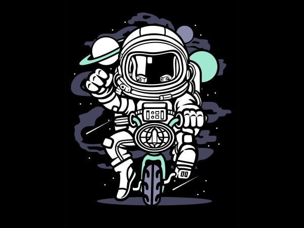 Space Bike Graphic t-shirt design Space Bike Graphic t-shirt design