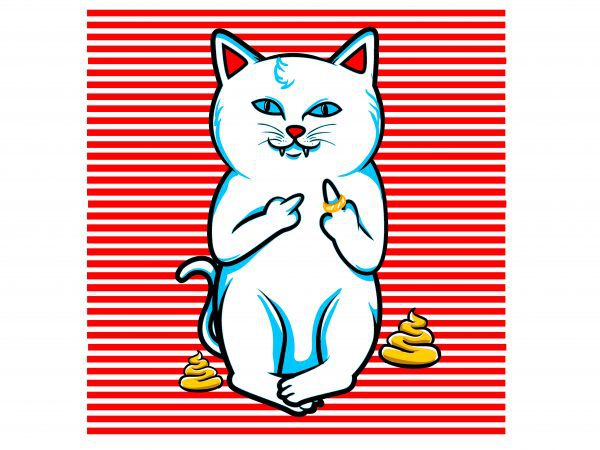 fucking cat stripes t shirt graphic design fucking cat stripes t shirt graphic design