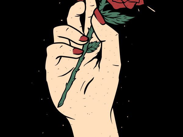 hand flower not knife illustrator buy t shirt design hand flower not knife illustrator buy t shirt design
