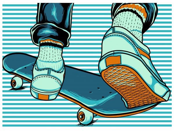 skate board stripes t shirt template vector skate board stripes t shirt template vector
