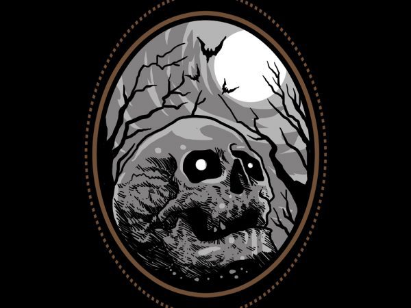 skull horror tshirt design skull horror tshirt design