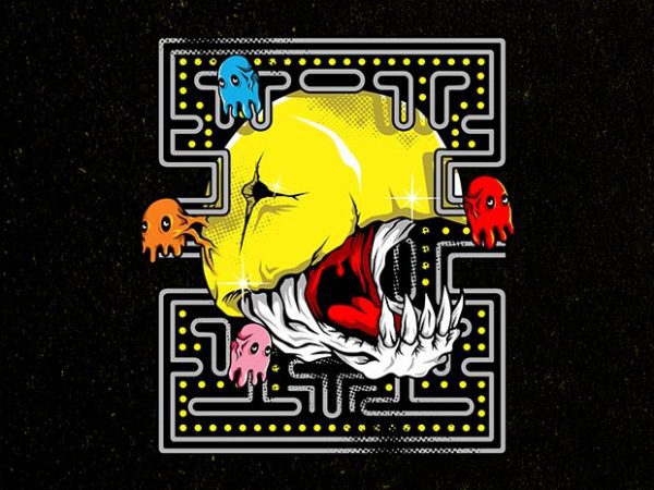 pacmonster Vector t-shirt design pacmonster Vector t-shirt design