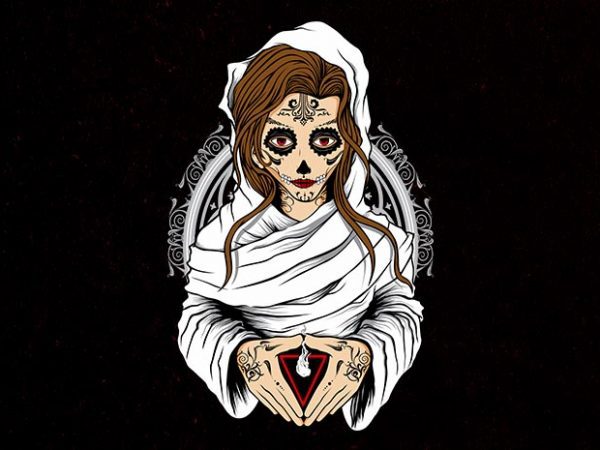 sugar nun Vector t-shirt design buy t shirt design sugar nun Vector t-shirt design buy t shirt design