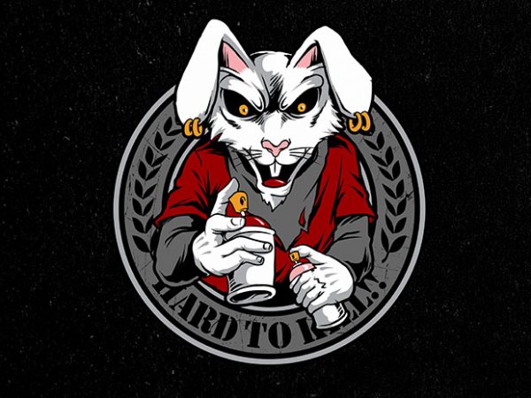 rabbit clan Vector t-shirt design rabbit clan Vector t-shirt design