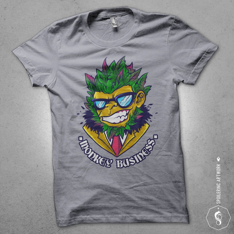 buds head monkey Graphic t-shirt design buy t shirt design buds head monkey Graphic t-shirt design buy t shirt design