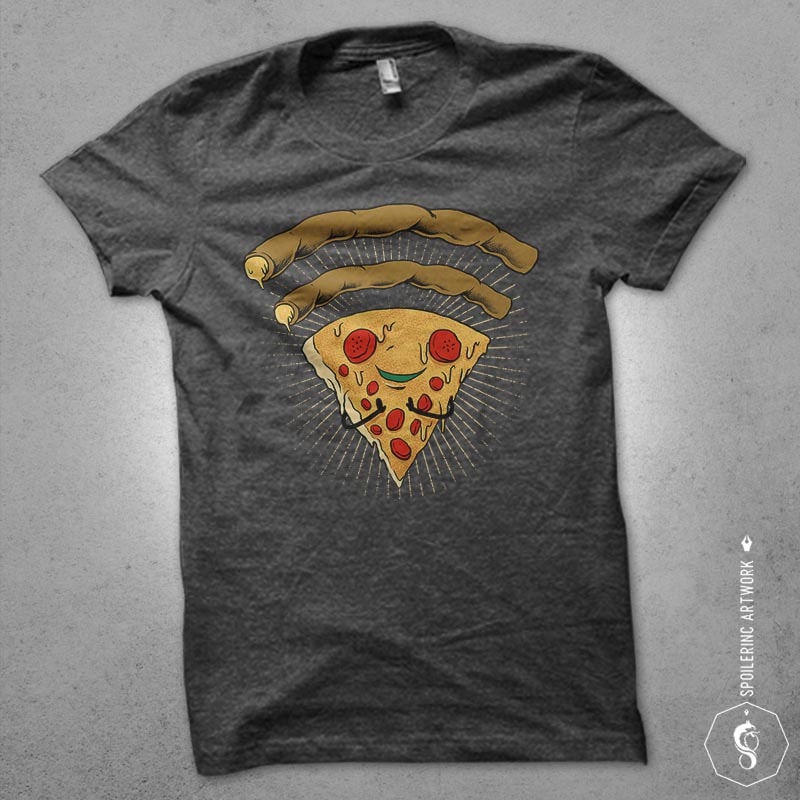 pizza signal Graphic t-shirt design buy t shirt design pizza signal Graphic t-shirt design buy t shirt design