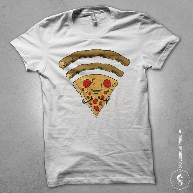 pizza signal Graphic t-shirt design buy t shirt design pizza signal Graphic t-shirt design buy t shirt design