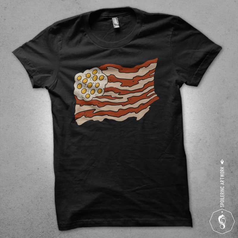 proud to be a bacon Graphic t-shirt design buy t shirt design proud to be a bacon Graphic t-shirt design buy t shirt design
