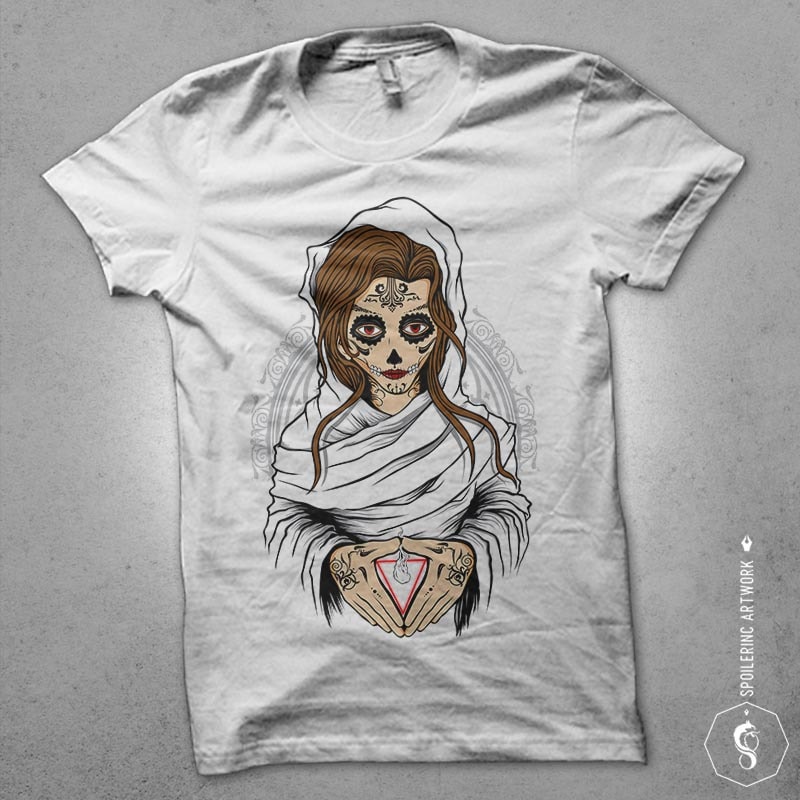 sugar nun Vector t-shirt design buy t shirt design sugar nun Vector t-shirt design buy t shirt design