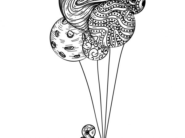 Astronaut Ilusatration t shirt vector Astronaut Ilusatration t shirt vector