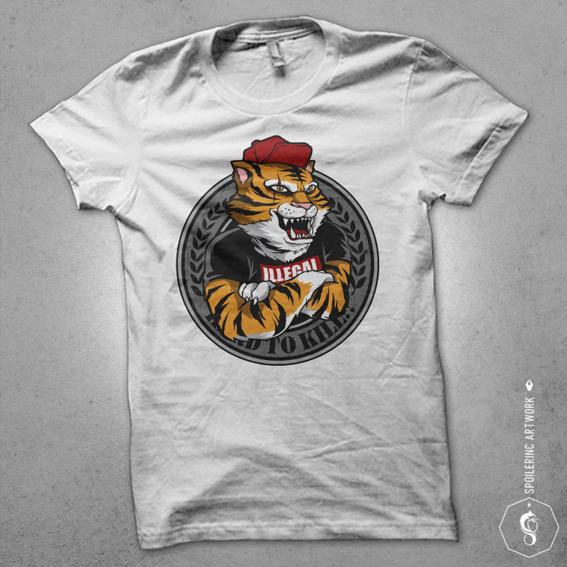 tiger's clan Vector t-shirt design buy t shirt design tiger's clan Vector t-shirt design buy t shirt design