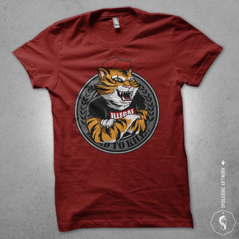 tiger's clan Vector t-shirt design buy t shirt design tiger's clan Vector t-shirt design buy t shirt design