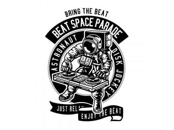 Astronaut Disk Jockey buy t shirt design Astronaut Disk Jockey buy t shirt design