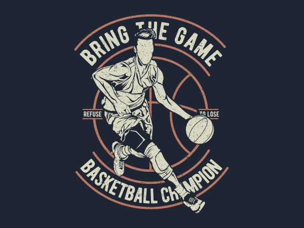 Bring The Game Graphic t-shirt design Bring The Game Graphic t-shirt design