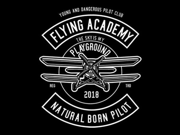 Flying Academy Tshirt Design buy t shirt design Flying Academy Tshirt Design buy t shirt design