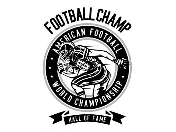 Football Champ Tshirt Design buy t shirt design Football Champ Tshirt Design buy t shirt design