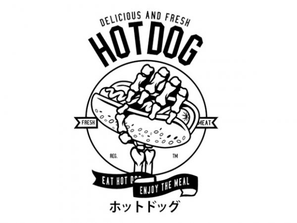 Hot Dog Tshirt Design buy t shirt design Hot Dog Tshirt Design buy t shirt design