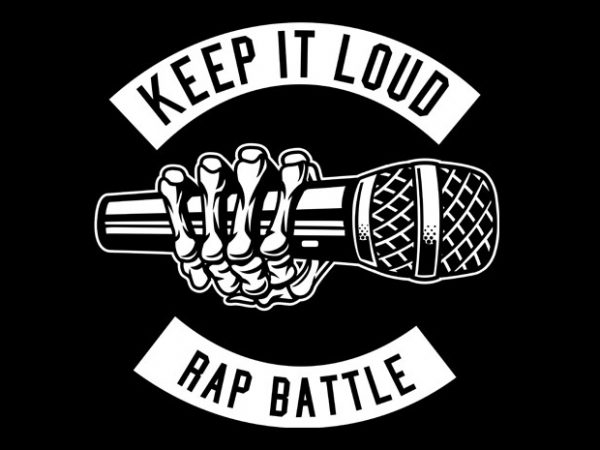 Keep It Loud Tshirt Design buy t shirt design Keep It Loud Tshirt Design buy t shirt design