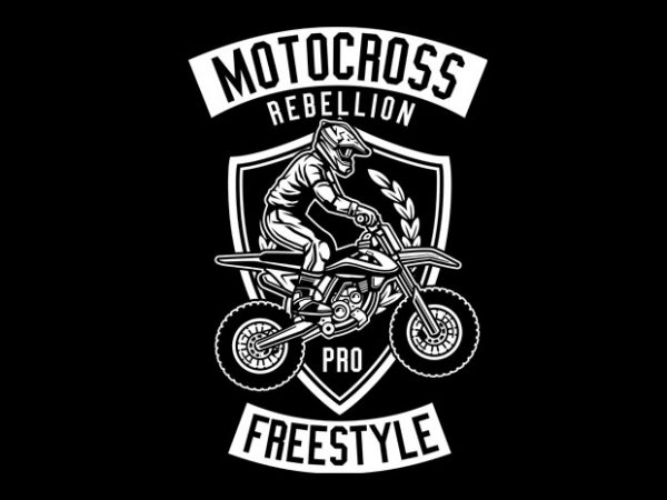 Motocross Rebellion Tshirt Design buy t shirt design Motocross Rebellion Tshirt Design buy t shirt design