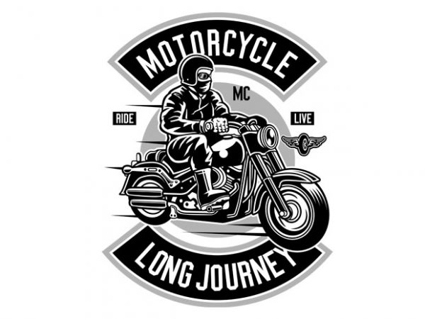 Motorcycle Long Journey Tshirt Design buy t shirt design Motorcycle Long Journey Tshirt Design buy t shirt design