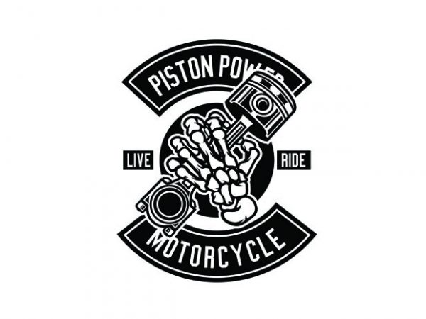 Piston Power Tshirt Design Piston Power Tshirt Design