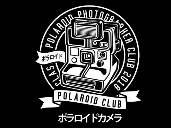 Polaroid Tshirt Design buy t shirt design Polaroid Tshirt Design buy t shirt design