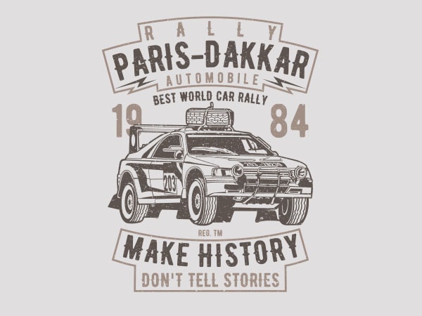 Rally Paris Dakar Automobile Vector t-shirt design buy t shirt design Rally Paris Dakar Automobile Vector t-shirt design buy t shirt design