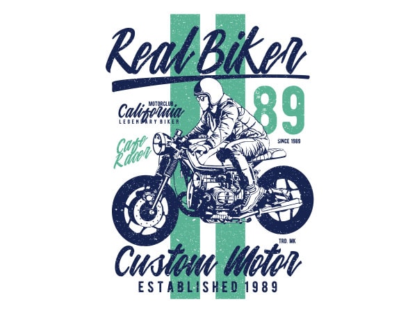 Real Biker Vector t-shirt design buy t shirt design Real Biker Vector t-shirt design buy t shirt design