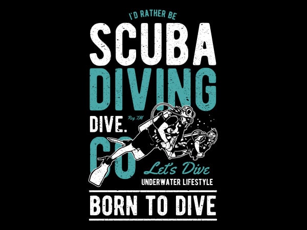 Scuba Diving Vector t-shirt design buy t shirt design Scuba Diving Vector t-shirt design buy t shirt design