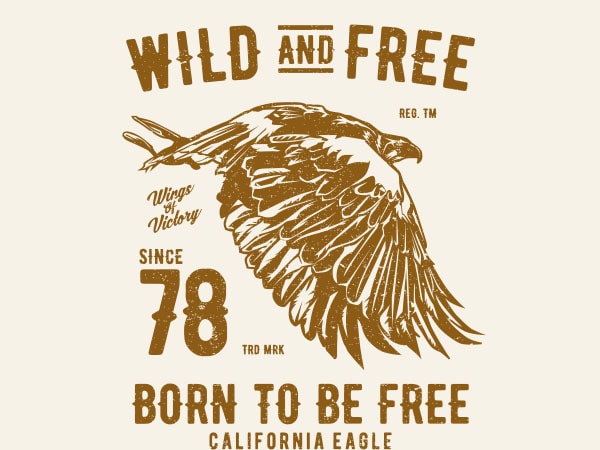 Wild And Free Graphic t-shirt design buy t shirt design Wild And Free Graphic t-shirt design buy t shirt design