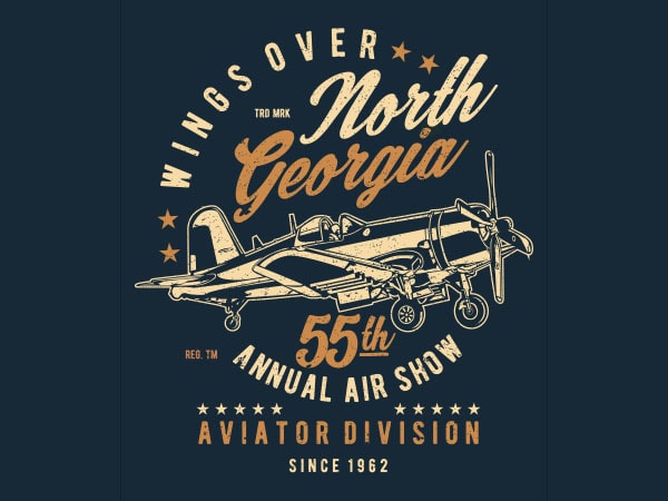 Wings Over North Georgia Vector t-shirt design buy t shirt design Wings Over North Georgia Vector t-shirt design buy t shirt design