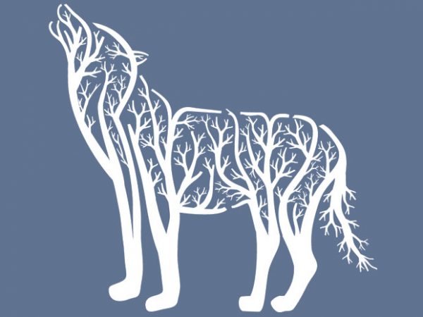 Wolf Tshirt Design Wolf Tshirt Design