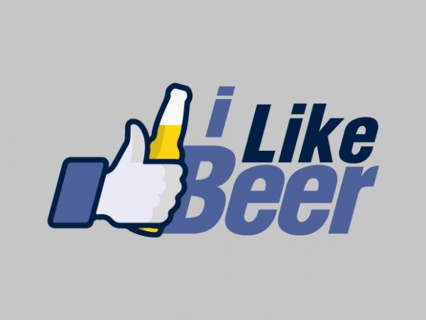 Like Beer t shirt vector graphic Like Beer t shirt vector graphic