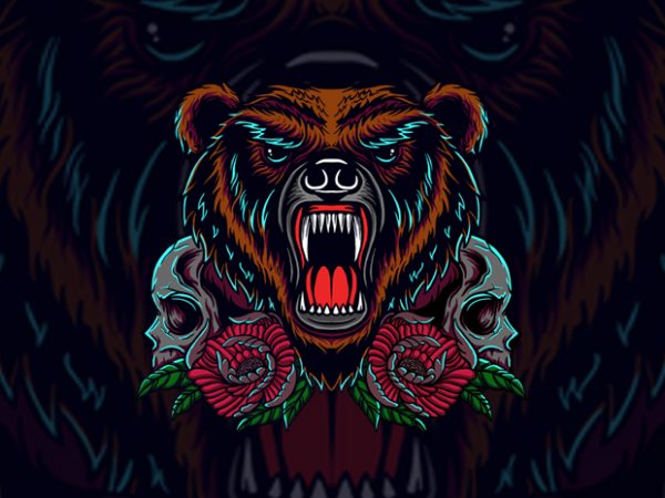 bear and skull buy t shirt design bear and skull buy t shirt design