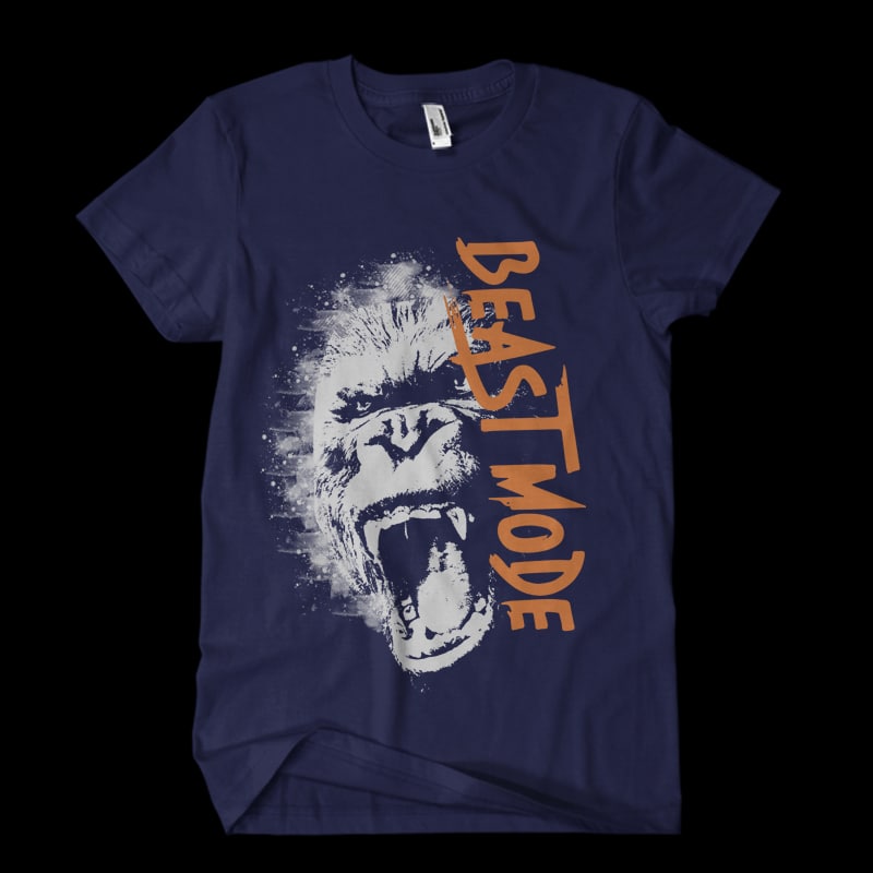 beast Vector t-shirt design buy t shirt design beast Vector t-shirt design buy t shirt design