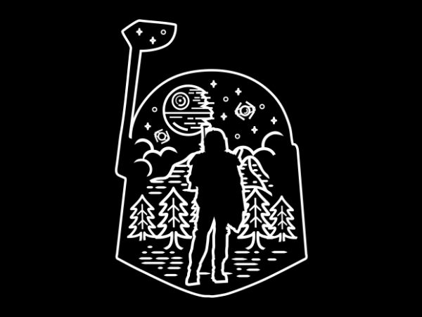 Nature Hunter T shirt vector artwork Nature Hunter T shirt vector artwork