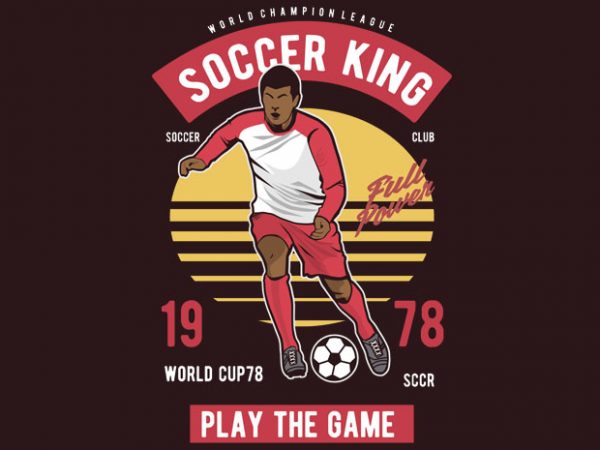 Soccer King buy t shirt design Soccer King buy t shirt design